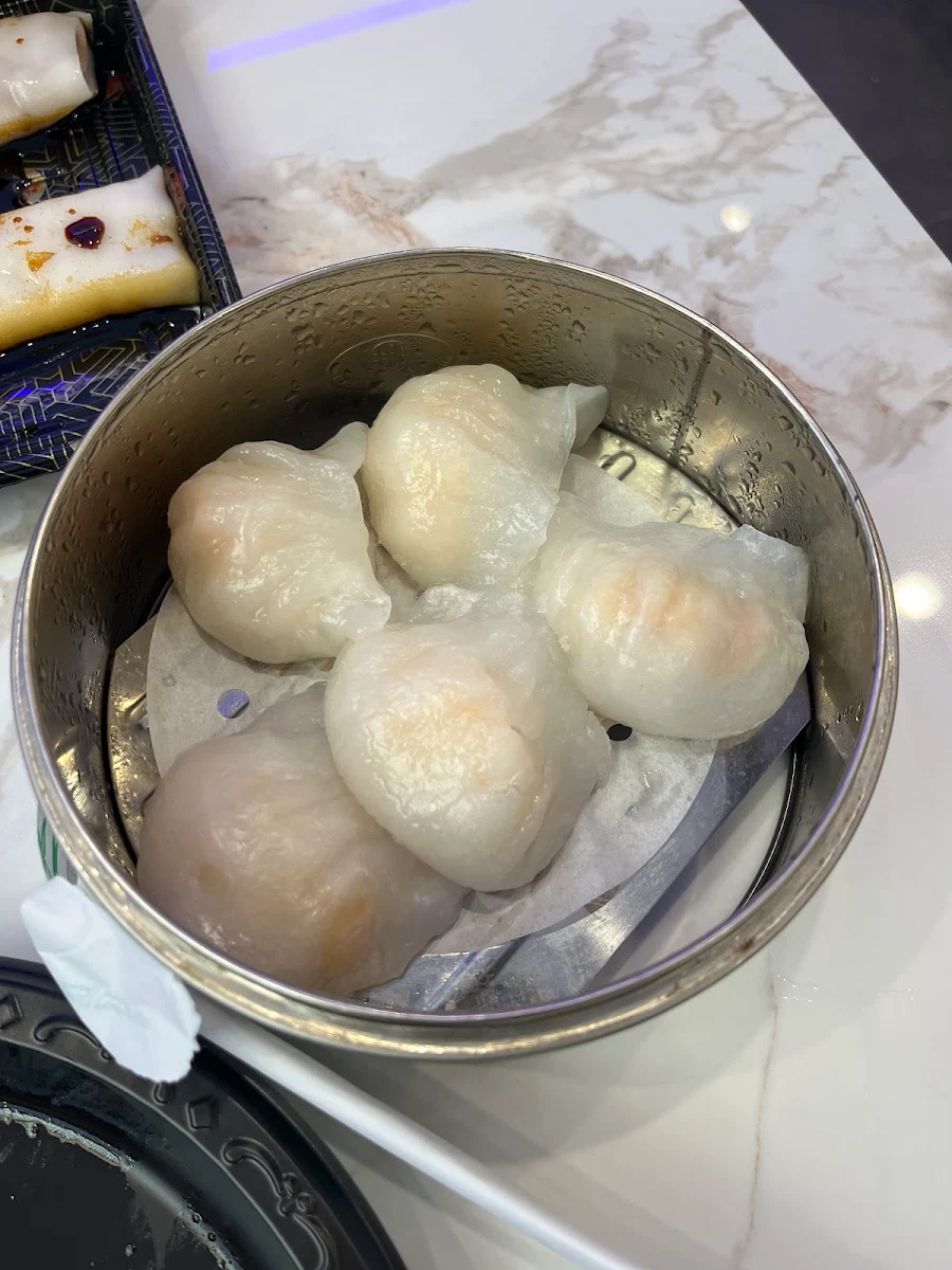 shrimp dumplings har gow 6 pieces 水晶虾饺